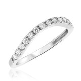 Photo of Aimee 1/3 ct tw. Diamond Ladies Band 10K White Gold [BT402WL]