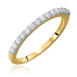 Photo of Blake 1 CT. T.W. Princess Solitaire Bridal Set 14K Yellow Gold [BT574YL]