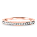 Photo of Allure 1/2 CT. T.W. Cushion Solitaire Bridal Set 10K Rose Gold [BT580RL]