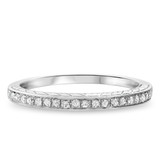 Photo of Allure 1/2 CT. T.W. Cushion Solitaire Bridal Set 14K White Gold [BT580WL]