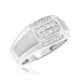 Photo of Lafayette 3/4 ct tw. Diamond Wedding Band Set 14K White Gold [BT623WM]