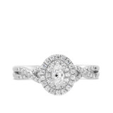 Photo of Isa 1 ct tw. Round Solitaire Trio Set 10K White Gold [BT678WE-C000]
