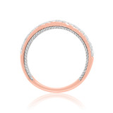 Photo of Palmer 1 ct tw. Diamond Wedding Band Set 10K Rose Gold [BT451RL]