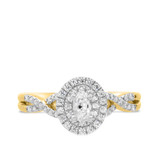 Photo of Isa 1 ct tw. Round Solitaire Trio Set 10K Yellow Gold [BT678YE-C000]