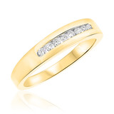 Photo of Culvera 3/4 ct tw. Round Solitaire Trio Set 14K Yellow Gold [BT163YM]