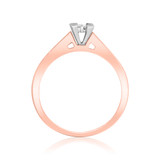 Photo of Norah 1/3 ct tw. Princess Cluster Engagement Ring 10K Rose Gold [BT589RE-C000]