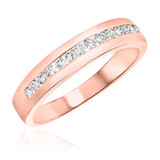 Photo of Norah 7/8 ct tw. Princess Cluster Trio Set 14K Rose Gold [BT105RM]