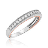 Photo of Dream 7/8 ct tw. Diamond Wedding Band Set 14K White Gold [BT455WL]