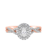 Photo of Kalani 1 ct tw. Round Solitaire Engagement Ring 14K Rose Gold [BT680RE-C000]