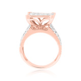 Photo of Lafayette 3 3/4 ct tw. Diamond Princess Cluster Trio Set 10K Rose Gold [BT406RE-C000]