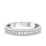 Photo of Raven 1/2 ct tw. Diamond Wedding Band Set 10K White Gold [BT456WL]