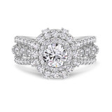 Photo of Jemma 1 3/4 ct tw. Diamond Round Solitaire Engagement Ring 14K White Gold [BT274WE-R070]
