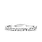 Photo of Dothan 3/4 ct tw. Diamond Wedding Band Set 10K White Gold [BT467WL]
