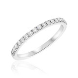 Photo of Dothan 3/4 ct tw. Diamond Wedding Band Set 10K White Gold [BT467WL]