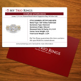 Jemma 1 3/4 ct tw. Diamond Round Solitaire Engagement Ring 14K Yellow Gold