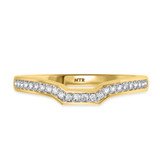 Photo of Bryony 1 3/8 CT. T.W. Ruby and Diamond Matching Bridal Ring Set 14K Yellow Gold [BT2067YL]