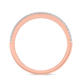 Photo of Ixora 1/8 ct tw. Diamond Ladies Band 10K Rose Gold [BT2065RL]