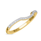 Photo of Bellerose 1 1/6 CT. T.W. Ruby and Diamond Matching Bridal Ring Set 14K Yellow Gold [BT2064YL]
