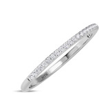 Photo of Ixora 1/8 ct tw. Diamond Ladies Band 14K White Gold [BT2065WL]
