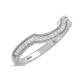 Photo of Kassia 1/3 CT. T.W. Ruby and Diamond Matching Wedding Band Set 14K White Gold [BT2085WL]