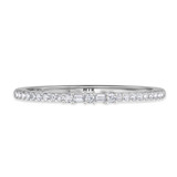 Photo of Lita 1 3/8 CT. T.W. Ruby and Diamond Trio Matching Wedding Ring Set 10K White Gold [BT2083WL]
