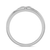 Photo of Neeja 1/20 CT. T.W. Ruby and Diamond Ladies Wedding Band 10K White Gold [BT2088WL]