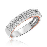 Photo of Palmer 3/4 ct tw. Diamond Mens Band 10K White Gold [BT451WM]