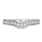 Photo of Kadia 1 1/4 ct tw. Diamond Wedding Band Set 14K White Gold [BT360WL]