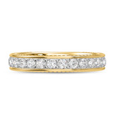 Photo of Kadia 1 1/4 ct tw. Diamond Wedding Band Set 10K Yellow Gold [BT360YM]