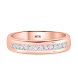 Photo of Harlowe 1/2 ct tw. Diamond Same Sex Mens Band Set 14K Rose Gold [BT361RM]
