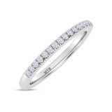 Photo of Nikau 1 ct tw. Diamond Wedding Band Set 10K White Solid Gold [BT374WL]