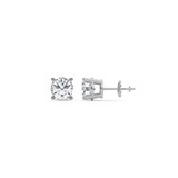 Photo of Dune 1/2 CT. T.W. Lab Grown Diamond Solitaire Earring 14K White Gold [SE2090W-C000]