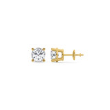 Photo of Dune 1/2 CT. T.W. Lab Grown Diamond Solitaire Earring 10K Yellow Gold [SE2090Y-C000]