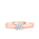 Photo of Jandi 3/4 ct tw. Diamond Round Solitaire Engagement Ring 14K Rose Gold [BT357RE-R070]