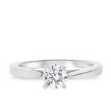 Photo of Azyan 1/2 ct tw. Diamond Round Solitaire Engagement Ring 10K White Gold [BT324WE-R045]