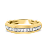 Photo of Melanie 7/8 ct tw. Lab Grown Diamond Same Sex Mens Band Set 10K Yellow Gold [BT1414YM]