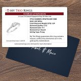 Dothan 3/4 ct tw. Round Solitaire Engagement Ring 14K White Gold