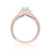 Photo of Raven 1 3/8 ct tw. Diamond Round Solitaire Trio Set 10K Rose Gold [BT456RE-R045]