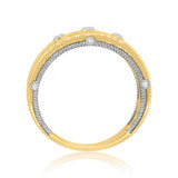 Photo of Raven 1 3/8 ct tw. Diamond Round Solitaire Trio Set 10K Yellow Gold [BT456YM]
