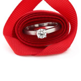 Photo of Mae 1/2 ct tw. Diamond Round Solitaire Engagement Ring 10K Yellow Gold [BT460YE-R045]