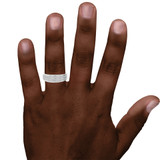 Photo of Carson 1/2 ct tw. Same Sex Mens Band Set 10K White Gold [BT682WM] [HT-4]