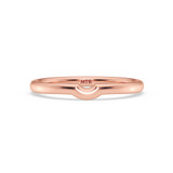 Photo of Amari 3/4 CT. T.W. Diamond Oval Solitaire Bridal Set 10K Rose Gold [BT1419RL]