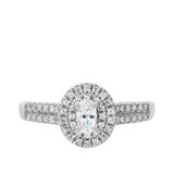 Photo of Sonny 7/8 ct tw. Diamond Oval Solitaire Trio Set 14K White Gold [BT913WE-V018]