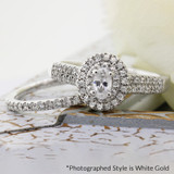 Photo of Sonny 7/8 ct tw. Diamond Oval Solitaire Trio Set 14K Yellow Gold [BT913Y-V018]