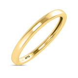 Photo of Heath 0 ct tw. No Gemstone Diamond Same Sex Ladies Band Set 14K Yellow Gold [BT1638YL]