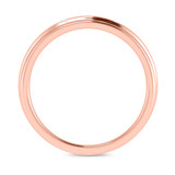 Photo of Dane 1/25 ct tw. Lab Grown Diamond Wedding Band Set 10K Rose Gold [BT1639RM]