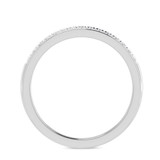Photo of Trace 1/3 ct tw. Lab Grown Diamond Same Sex Ladies Band Set 10K White Gold [BT1636WL]