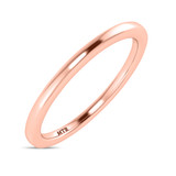 Photo of Dane Classic Same Sex Ladies Band Set 14K Rose Gold [BT1639RL]