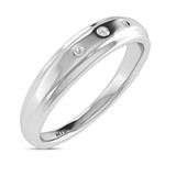 Photo of Dane 3/8 ct tw. Lab Grown Diamond Heart Solitaire Trio Set 14K White Gold [BT1639WM]