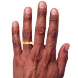 Photo of Ellison Classic Wedding Band Set 14K Yellow Gold [BT1637YM] [HT-3]